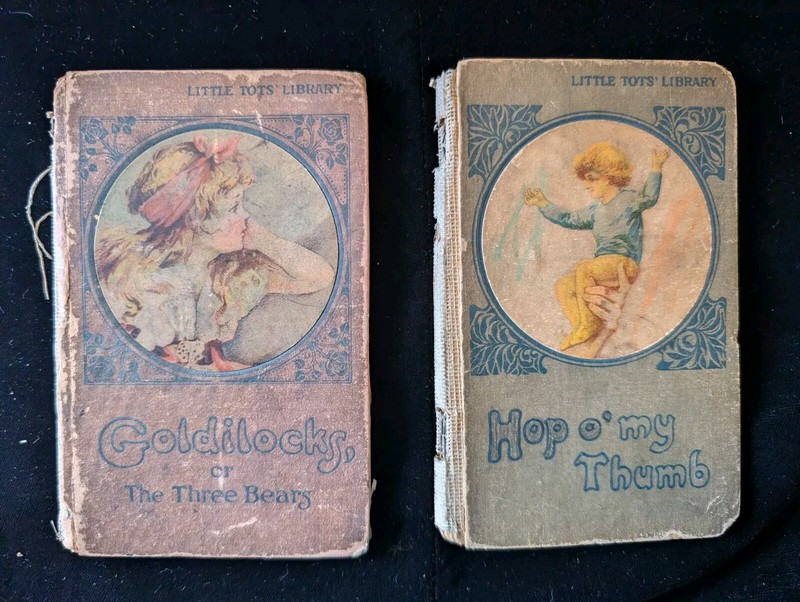 Little Tots Library Nister Dutton Victorian Edwardian Childrens Books See Detail