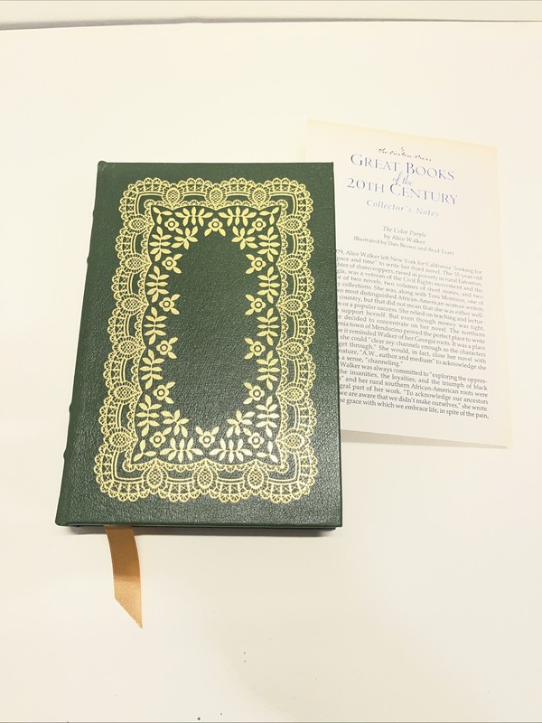 Easton Press The Color Purple Alice Walker Leather Bound Great Books gallery