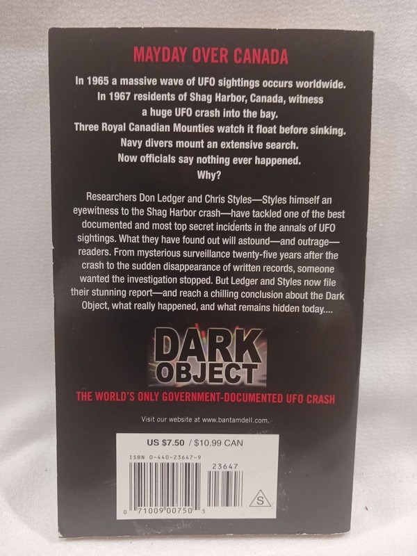 UFO (PB Book Lot) Dark Object UFO Files Exist Aliens Govt Conspiracy Lies UFOs gallery