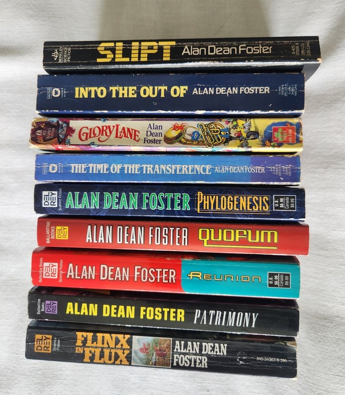 Alan Dean Foster Vintage Lot of 11 Books Pip & Flinx , Spellsinger, Commonwealh gallery