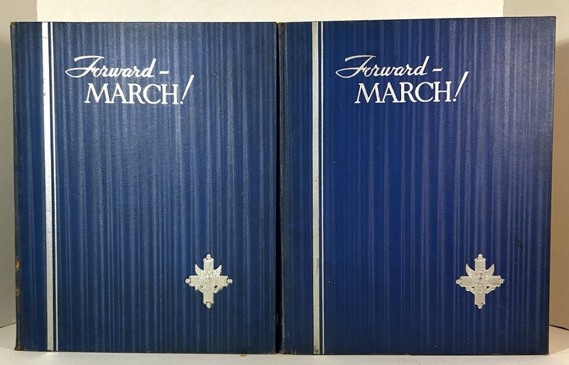 Set of 2 Forward — March! by Frank J. Mackey 1934 Hardcovers