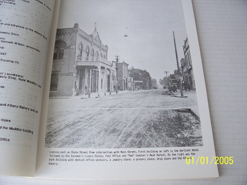 "Yester-Year Albany" Book - INDIANA RARE - 8 1/2" x 11" w/92 Pages gallery