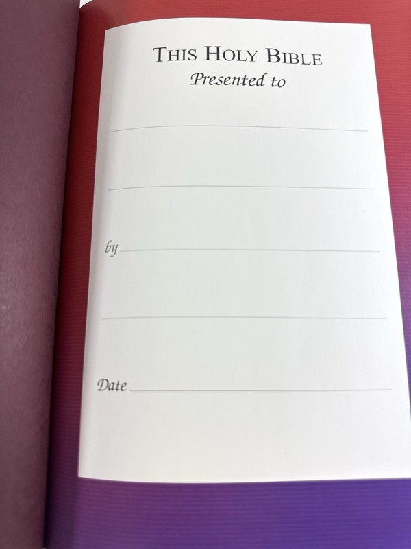 The New Catholic Answer Bible NAB Revised Edition Red Faux Leather Flexibound gallery