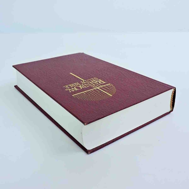 The Rainbow Study Bible KJV Bold Letter Edition Hardcover Excellent 1989 gallery