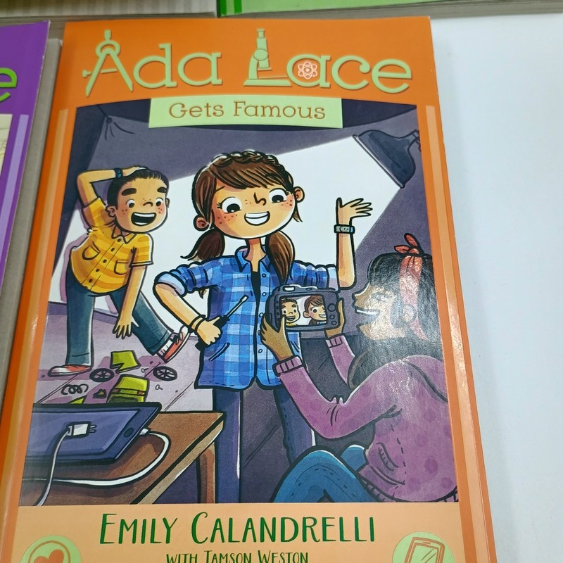 5 Books Ada Lace Adventures Series Books in Paperback 1,2,3,5 &6 Kids Books gallery