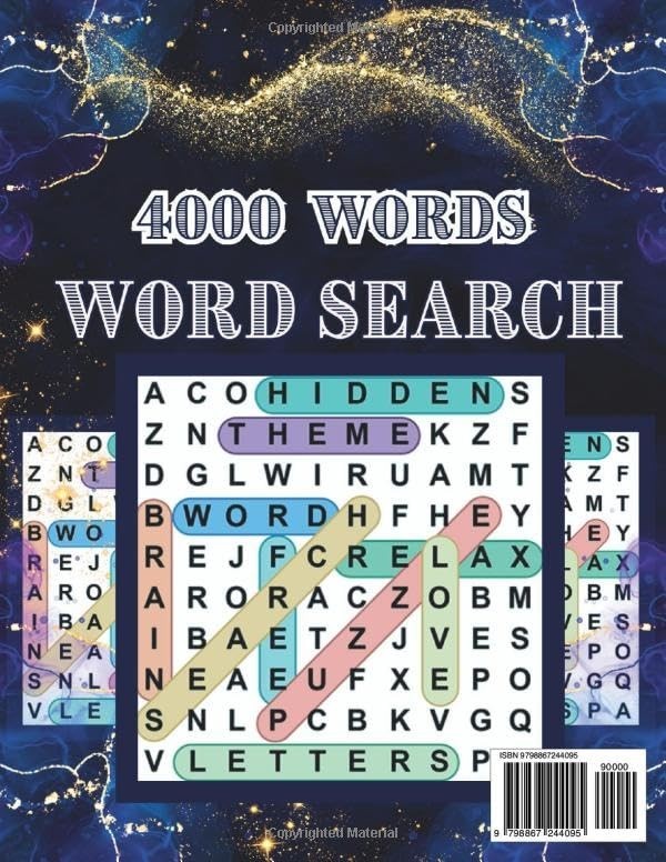 4000 Giant Book of Word Search For Adults (200 Themed Puzzles): Wordsearches... gallery
