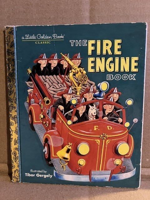 The Fire Engine Book, A Little Golden Book Classic; 1987
