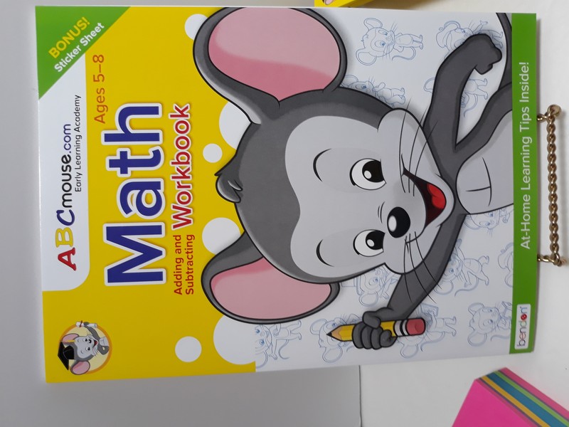 ABC Mouse Workbook: Math-Adding & Subtracting