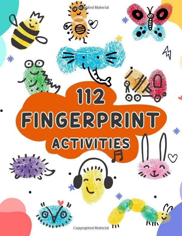112 Fingerprint Activities: Step by step to create drawings u… by Isso, Parima