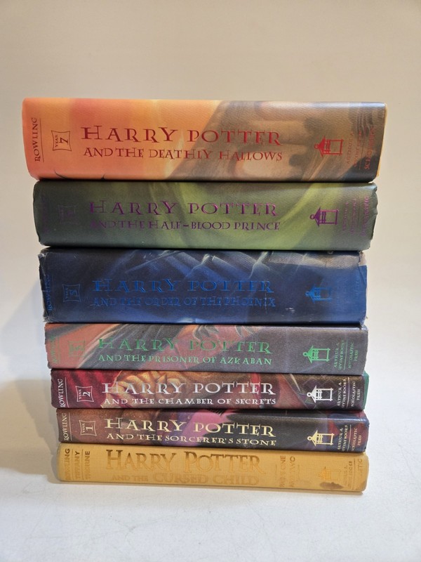 Harry Potter Hardcover Book Lot- Missing Book 4 -J. K. Rowling Scholastic Press