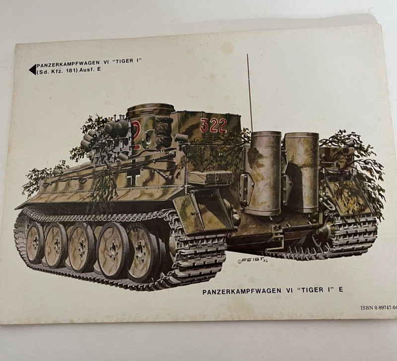 Tiger 1 in Action Armor Number 8 by Feist, Uwe & Harms Norman 1973 PB gallery