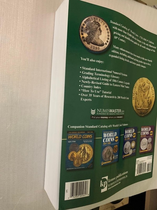 Standard Catalog Of World Coins 1701-1800 Official 4th Edition 2007 gallery