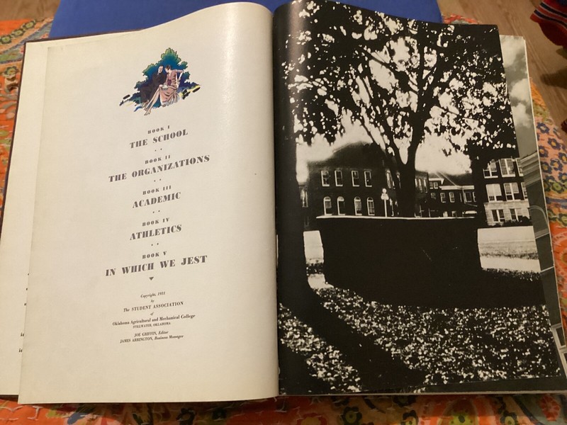 REDSKIN, 1931 OKLAHOMA A & M COLLEGE YEARBOOK, VG.COND, 456 PAGES/ FREE POSTAGE! gallery