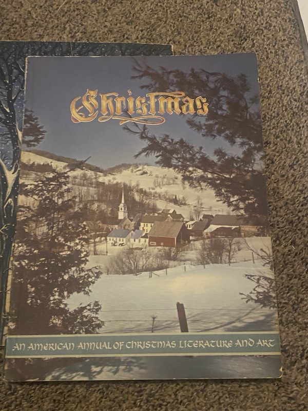 2 Vintage 1950s An American Annual Of Christmas Literature And Art Book gallery