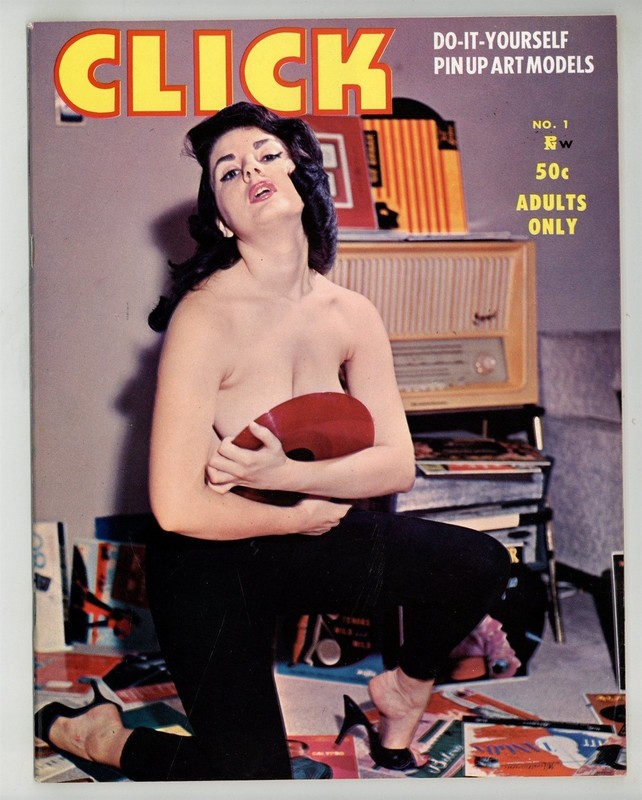 Click #1 Elmer Batters 1962 w/Full Calendar 48pgs Vintage Pinup Magazine M38937