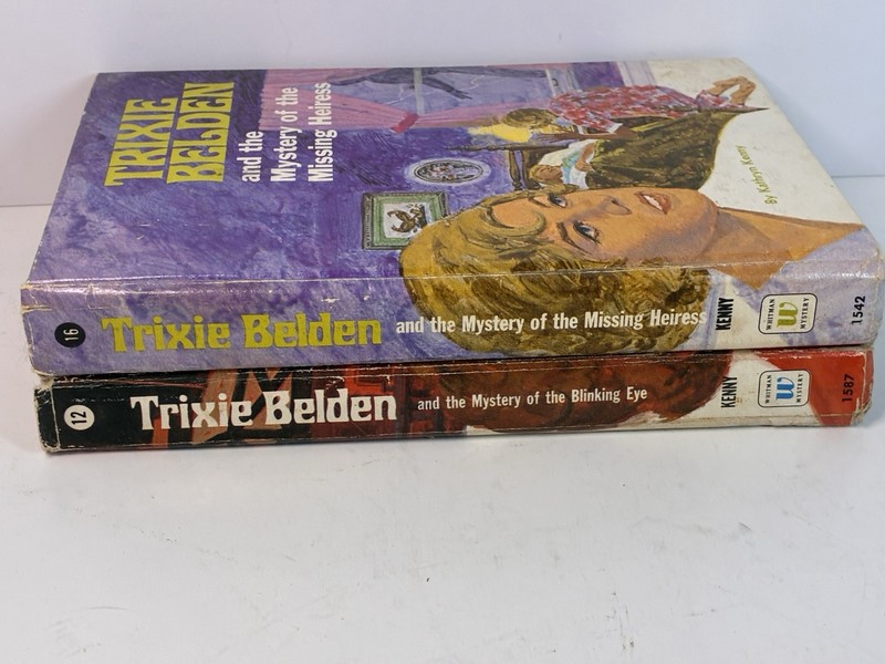 Whitman Trixie Belden books FREE SHIP Vintage Lot 4 HC and Paperback gallery