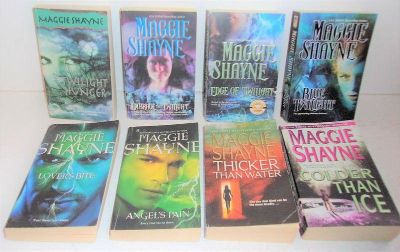 8 Maggie Shayne books 6 Wings in the Night 2 Mordecai Young