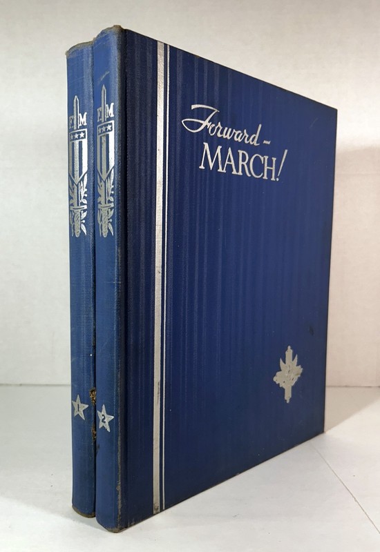 Set of 2 Forward -- March! by Frank J. Mackey 1934 Hardcovers gallery