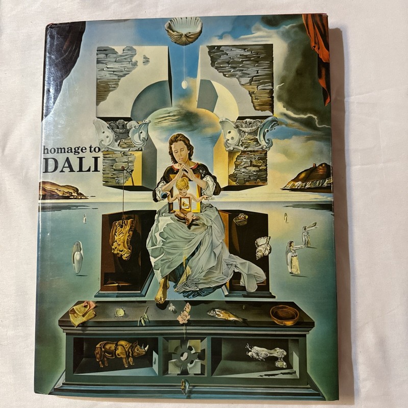 Homage To Dali Special Issue of the XXeme Siecle by 1980 W/Original dust cover