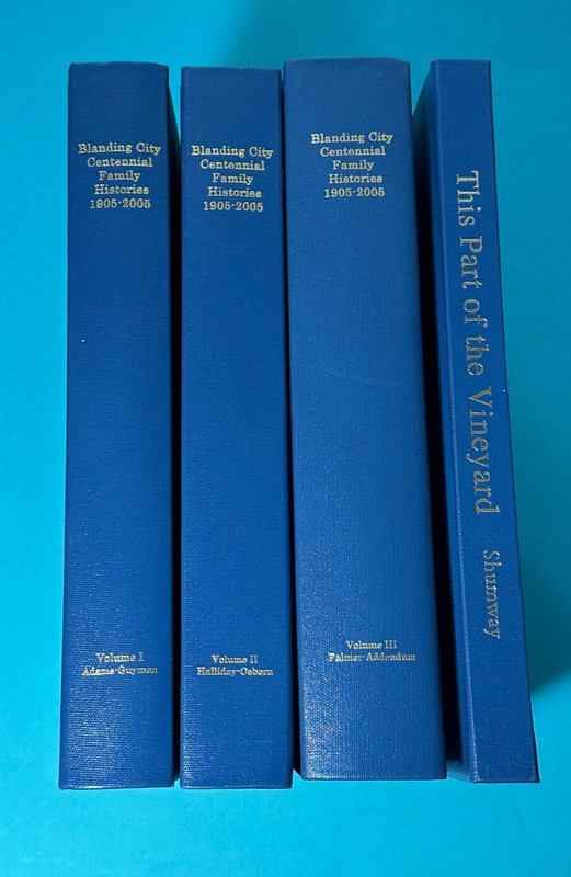 Centennial Overview History Blanding Utah family Gary Shumway Mormon 4 vols 2005