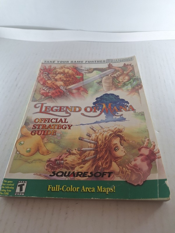 Legend of Mana Official Strategy Guide by BradyGames Staff (2000, Trade…