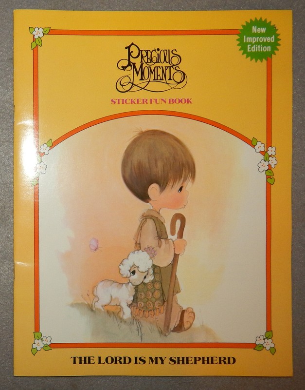 Precious Moments Sticker Fun Book (coloring) The Lord is My Shepherd (8 1/2 x11)