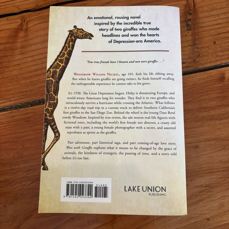 West With Giraffes Lynda Rutledge Book Club Historical Fiction True Events Love gallery
