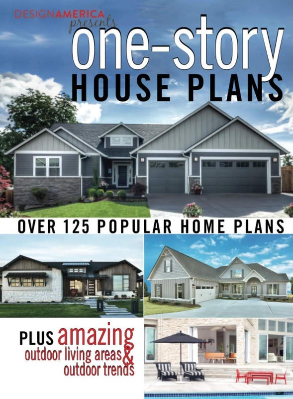Design America Presents One-Story House Plans: Over 125 Popular Home Plans -…