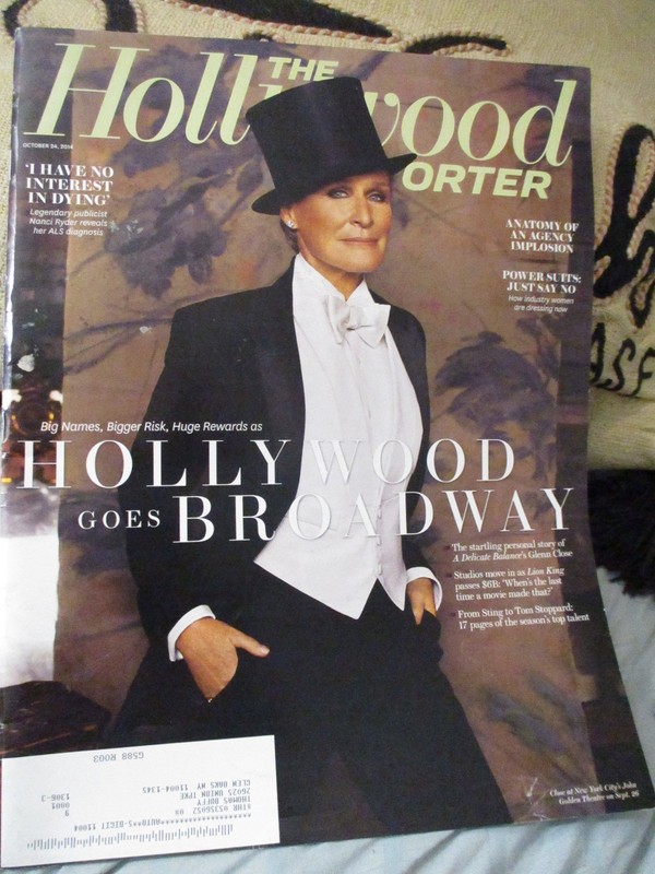 HOLLYWOOD 10/24/14 GLENN CLOSE EWAN MCGREGOR STING MATTHEW BRODERICK NATHAN LANE