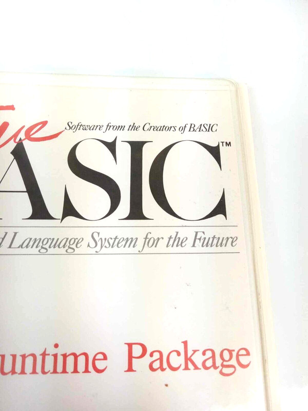 True Basic Apple Macintosh Version 2.0 Software Manuals User Guides 1988 No disc gallery
