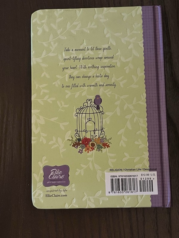 Words to Calm Your Heart by Ellie Claire Hardcover Devotional Christian Life gallery