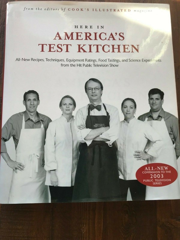 Here in America’s Test Kitchen. ISBN 0-936184-59-0. UPC 9780936184593.