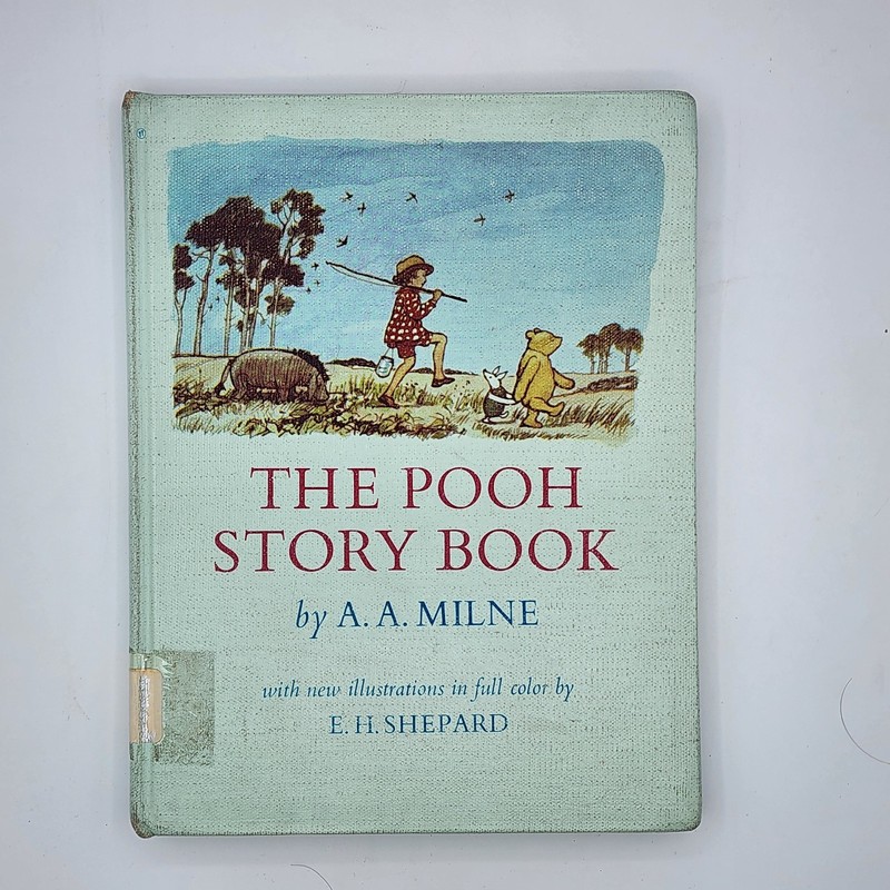 The Pooh Story Book 1965 A.A. Milne E.H. Shepard (G) E.P. Dutton Library Copy