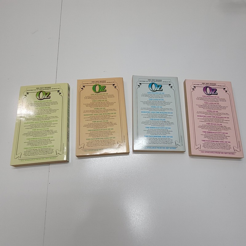 Lot of 4 Del Rey OZ Books Book # 2 , 3 , 4 & 5 by L. Frank Baum 1979 edition gallery