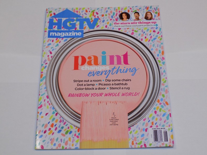 HGTV Magazine June 2021 Paint Changes Everything David Bromstad Jennifer Todryk