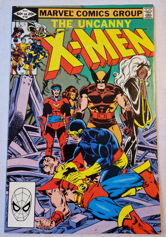 The Uncanny X-Men #155 Marvel Comics 1982 in Excellent Condition 8.5 VF+