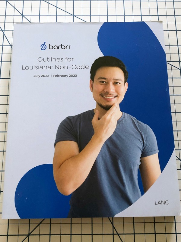 2022 – 2023 Barbri Bar Exam Review Outlines For Louisiana Non-Code