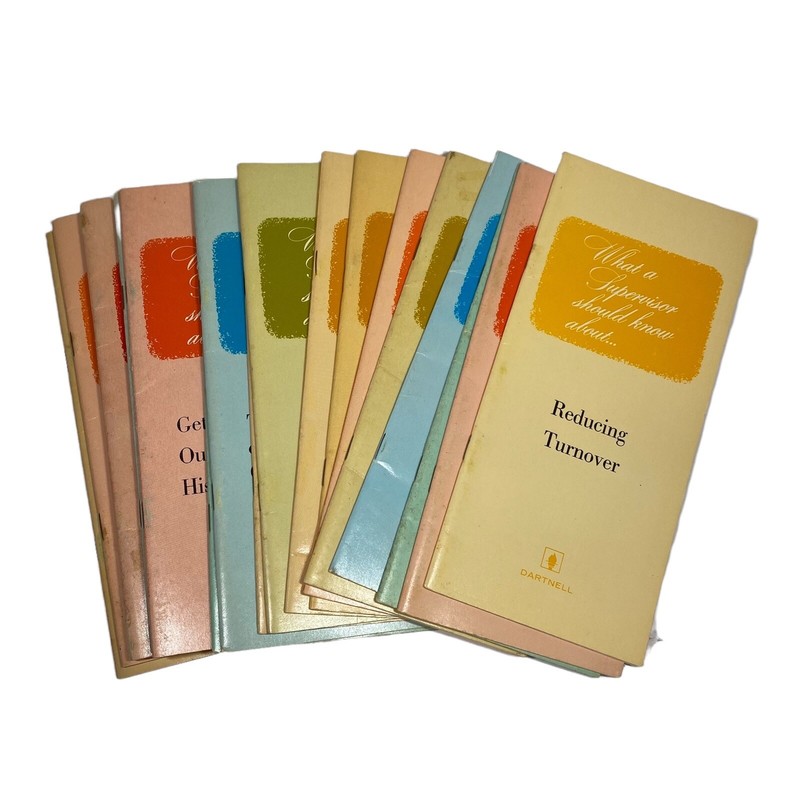 Vintage Pamphlets What a Supervisor Should Know About… 17 Total 1965-1975