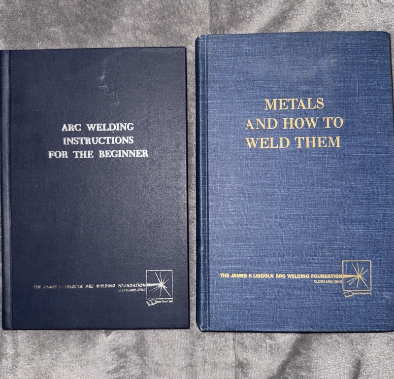 Vintage Welding Books Lot – Metals & How To Weld Them + Arc Welding Beginner