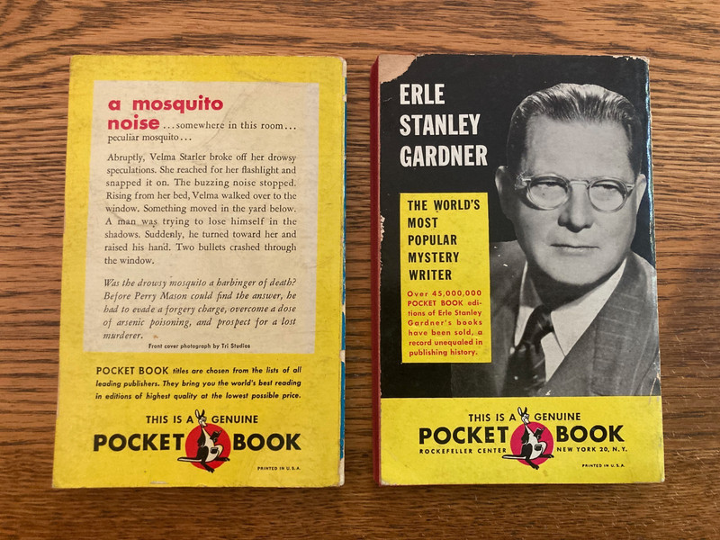Lot of 10 1940s & 1950s Paperback Mystery Novels gallery