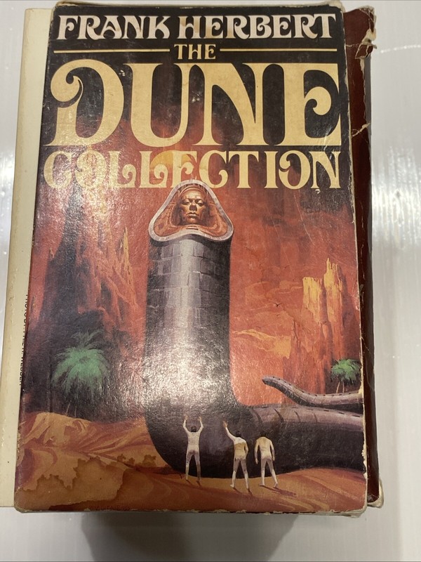 VTG The Dune Collection Set Paperback Books 1-4 Frank Herbert 1981 w/case *Rare! gallery
