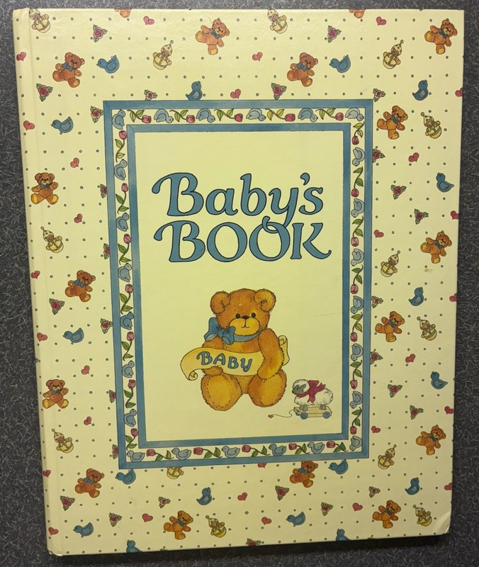 Vintage Lucy Rigg Baby Book- “Baby’s Book” For Recording Milestones- (1986)- New