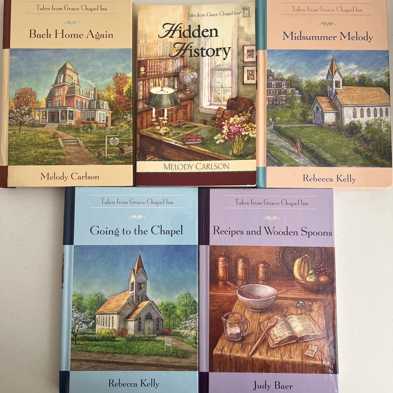 5 Books : Tales from Grace Chapel Inn Ser Hidden History, Back Home by M Carlson