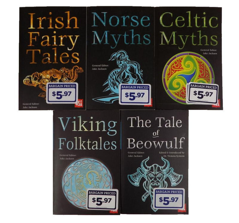 Flame Tree 451 Mythology Book Lot – Viking· Norse· Celtic· Irish Fairy & Beowulf