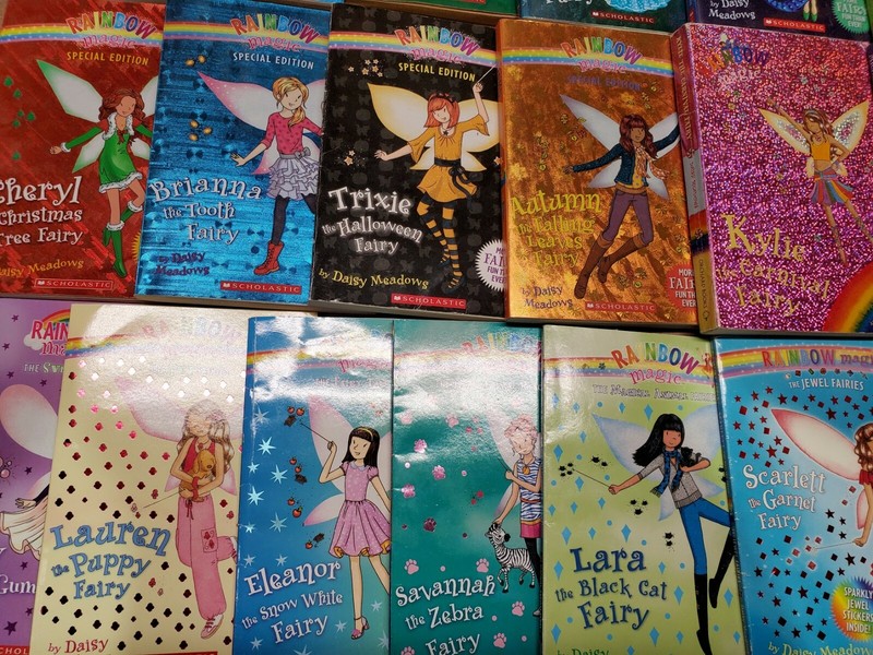 Lot of 10 Rainbow Magic Fairies Children's Kids Chapters Books RANDOM MIX gallery