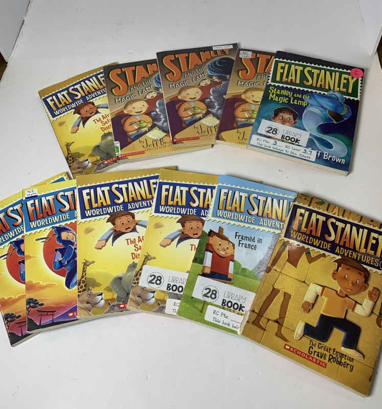 Flat Stanley Worldwide Adventures Classroom Lot 10 PB Teacher Set gallery