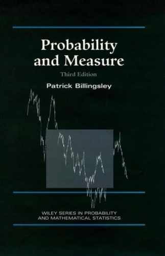 Probability and Measure – Hardcover, by Billingsley Patrick – Very Good