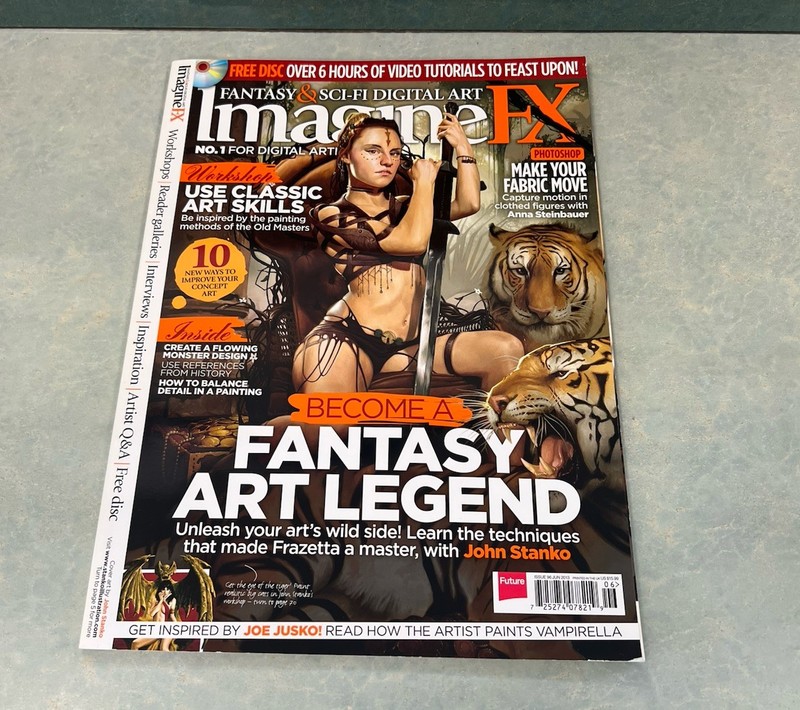 IMAGINE FX magazine 2013-20l6 Lot of 6 Fantasy & Sci-Fi Manga Subscriber Issues gallery