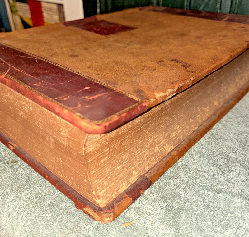 Huge Antique 1905 Ledger (Howard R. Rohn of Garfield, Berks Co. PA) gallery