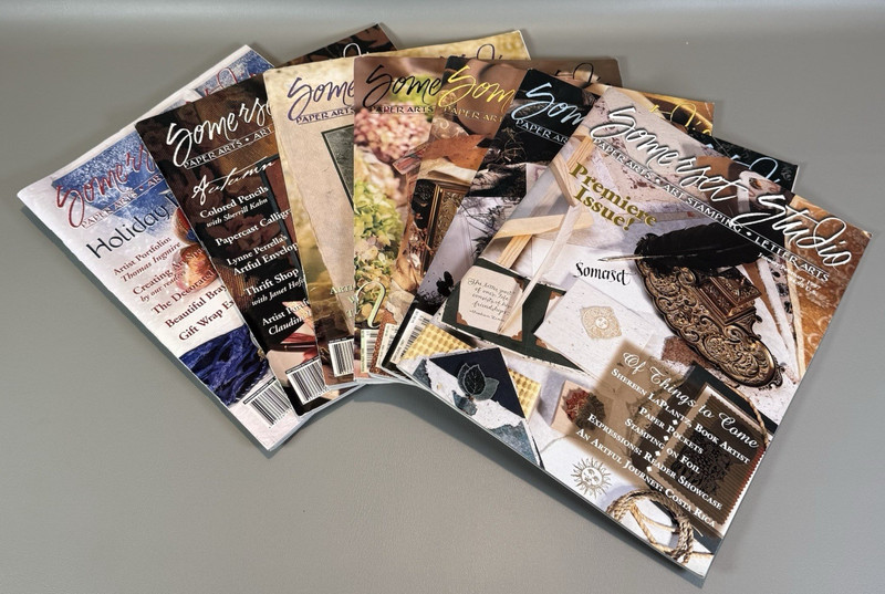 Somerset Studio Magazine Mixed Lot of 7 1997-1999 Premiere Issue